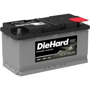 DieHard Platinum AGM Battery : H8 Group Size, 900 CCA, 1000 CA, 160 Minute Reserve Capacity