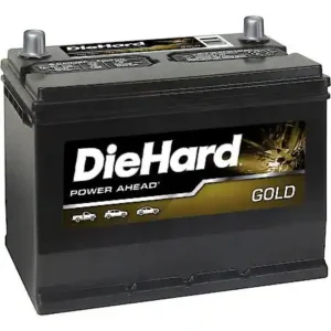 DieHard Gold Battery : 124R Group Size, 700 CCA, 875 CA, 120 Minute Reserve Capacity