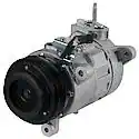 Carquest Premium A/C Compressor, New, with Clutch, with 7SAS18A Compressor