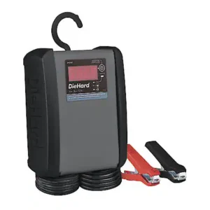 DieHard Silver 3-in-1 6-Volt/12-Volt 10-Amp Battery Charger and Maintainer: Digital Display