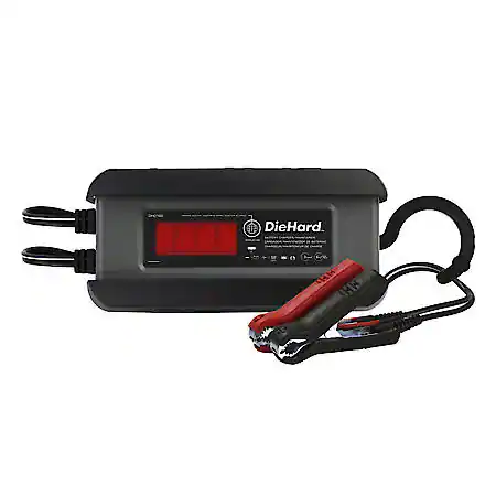 DieHard 3-in-1 6-Volt/12-Volt 3-Amp Battery Charger and Maintainer: Digital Display