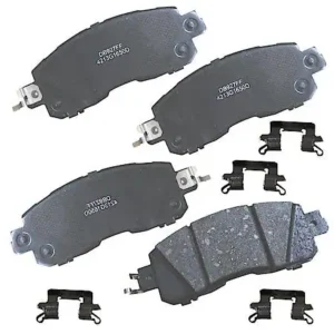 Carquest Premium Gold Front Brake Pads: Ceramic, With Hardware, Long Life, Quiet, and Low Dust - Front