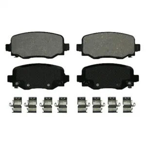 Carquest Premium Gold Rear Brake Pads: Ceramic, With Hardware, Long Life, Quiet, and Low Dust