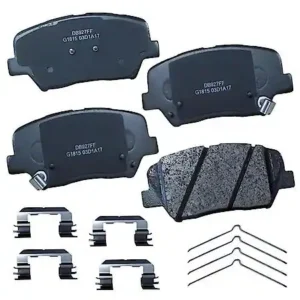 Carquest Premium Gold Front Brake Pads: Ceramic, With Hardware, Long Life, Quiet, and Low Dust