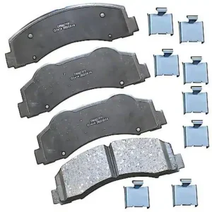 Carquest Premium Gold Front Brake Pads: Ceramic, With Hardware, Long Life, Quiet, and Low Dust