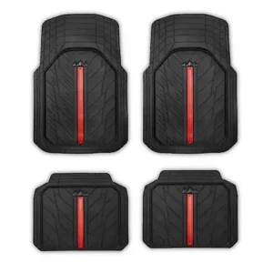 AutoCraft RBR MAT BK/RED 4PC