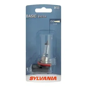Sylvania H11 Basic: Halogen Headlight Bulb, Basic Performance, 1 Pack